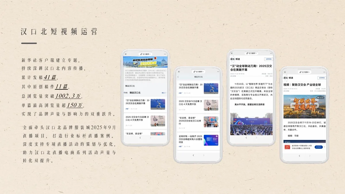 汉口北短视频与专题运营案例视觉